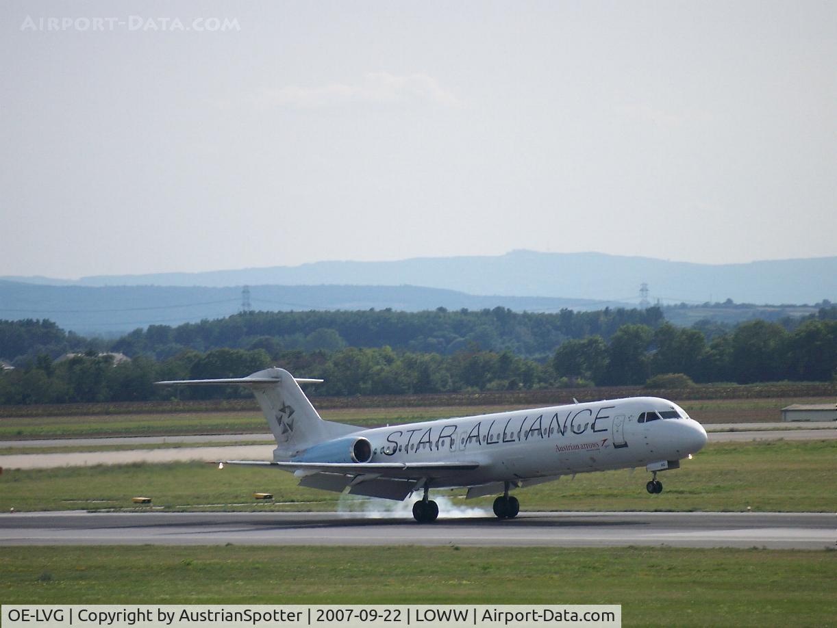 OE-LVG, 1994 Fokker 100 (F-28-0100) C/N 11520, Austrian Arrows