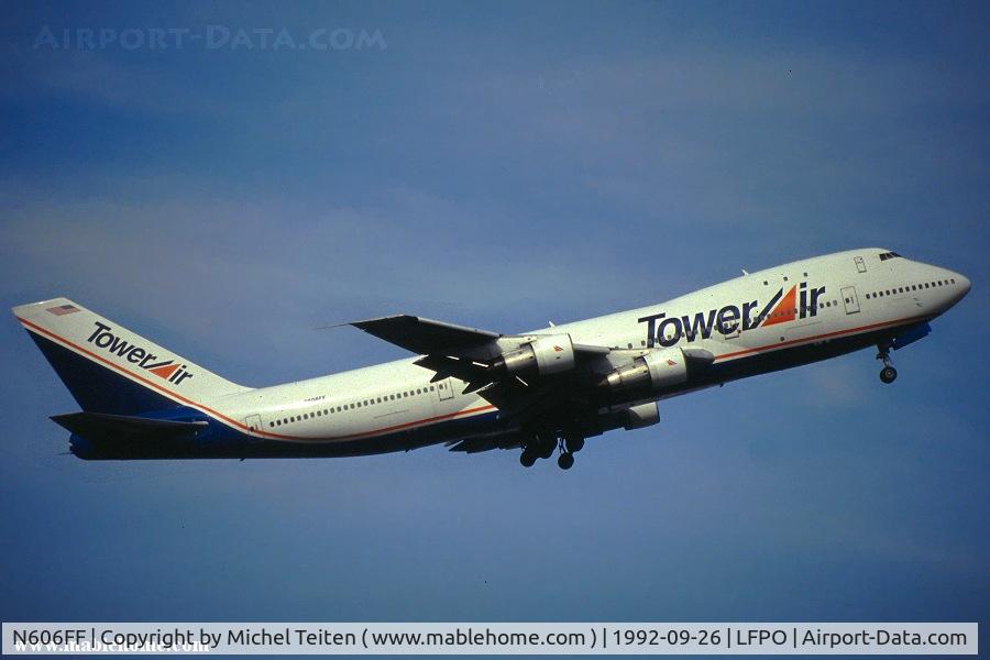 N606FF, 1972 Boeing 747-136 C/N 20273, Taking off from Orly-Sud