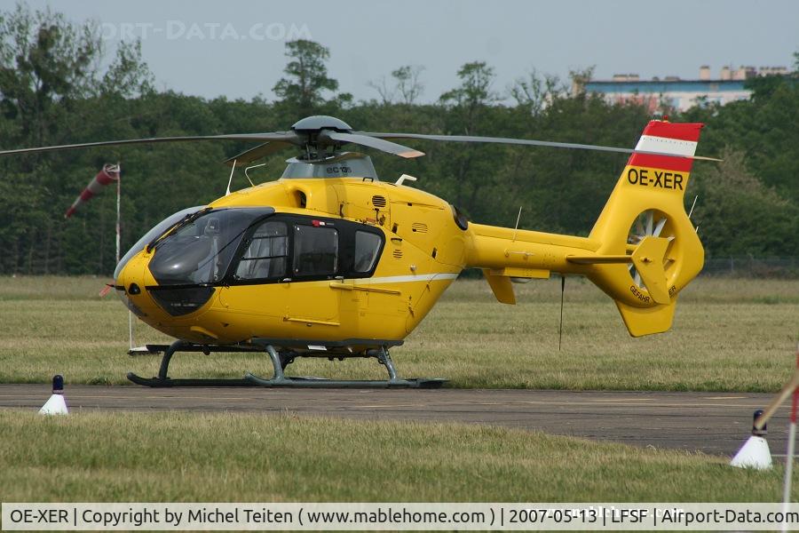 OE-XER, 2002 Eurocopter EC-135T-2 C/N 0221, Seen during the airshow organised to celebrate the 100th anniversary of the helicopter