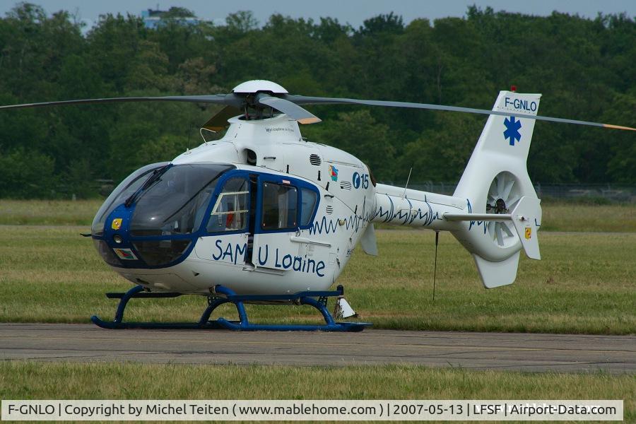 F-GNLO, 1996 Eurocopter EC-135T-1 C/N 005, Seen during the airshow organised to celebrate the 100th anniversary of the helicopter