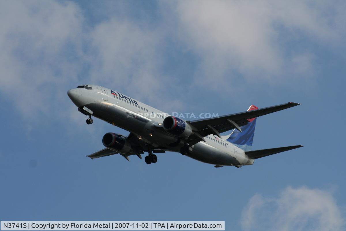 N3741S, 2001 Boeing 737-832 C/N 30487, Delta