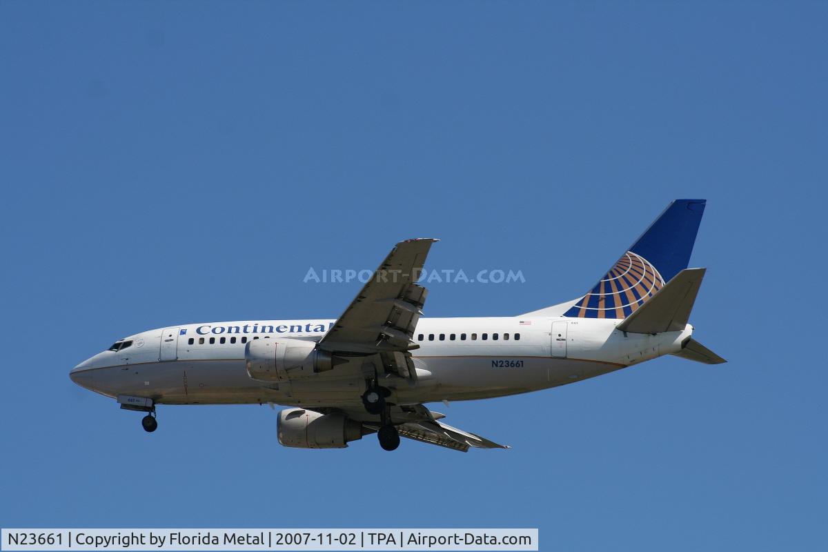 N23661, 1998 Boeing 737-524 C/N 28922, Continental