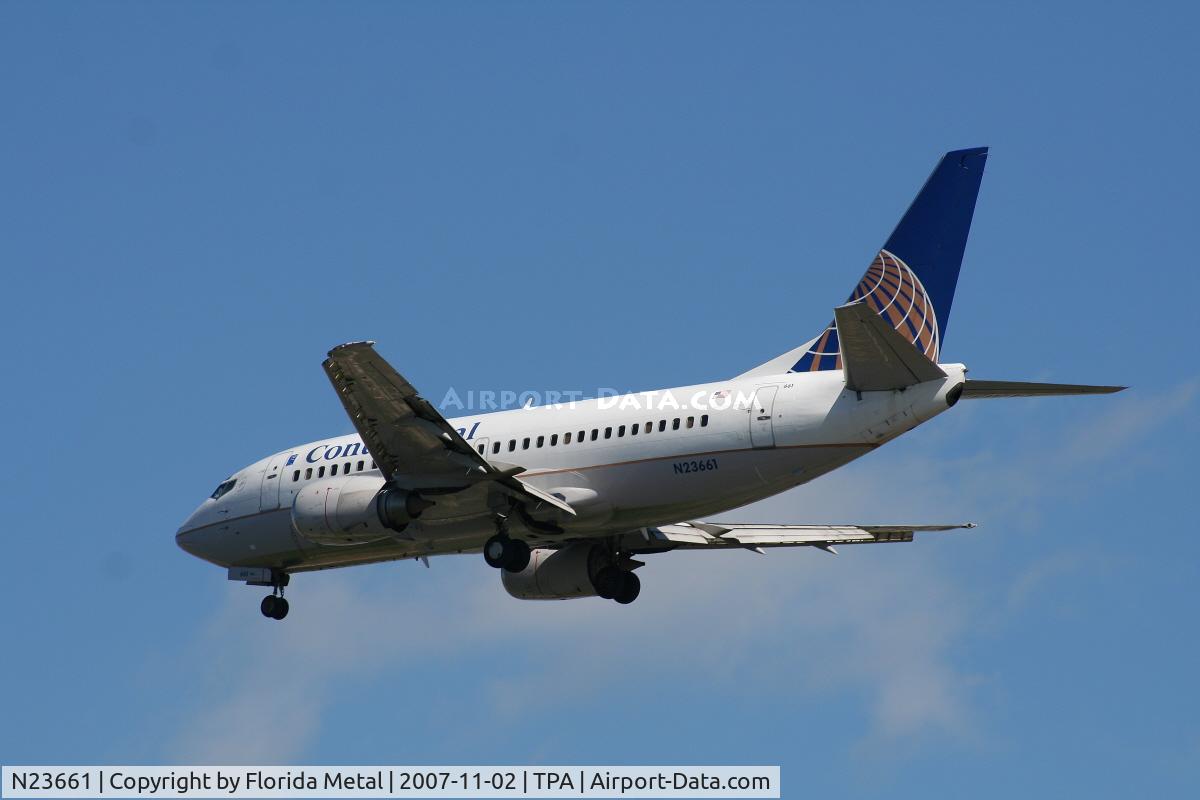 N23661, 1998 Boeing 737-524 C/N 28922, Continental