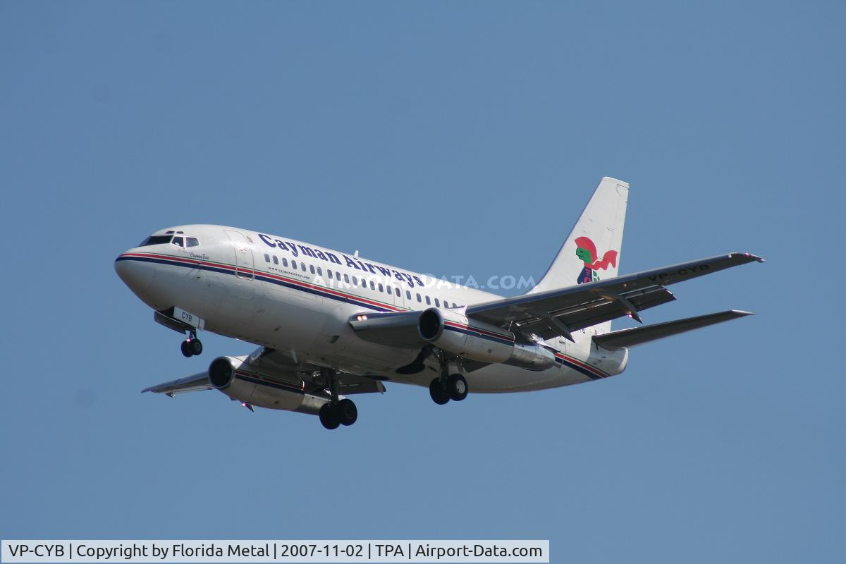 VP-CYB, 1979 Boeing 737-2S2C C/N 21929, Caymen Airways