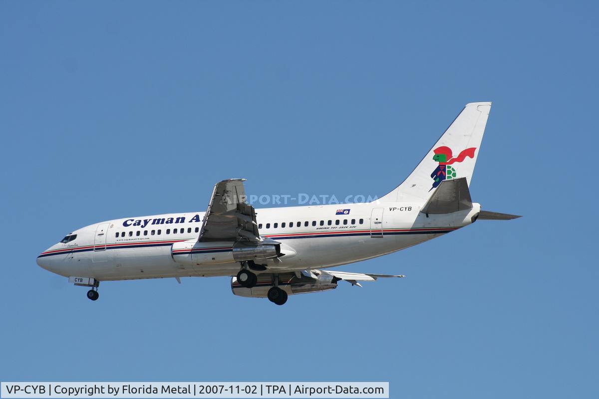 VP-CYB, 1979 Boeing 737-2S2C C/N 21929, Caymen Airways