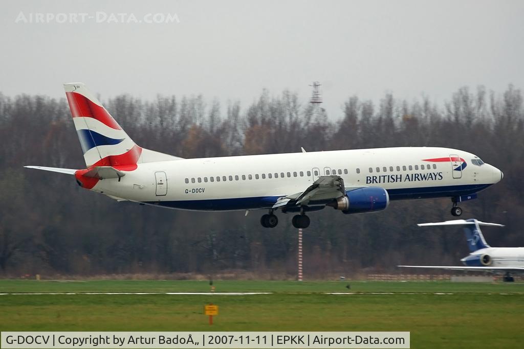 G-DOCV, 1992 Boeing 737-436 C/N 25855, British Airways