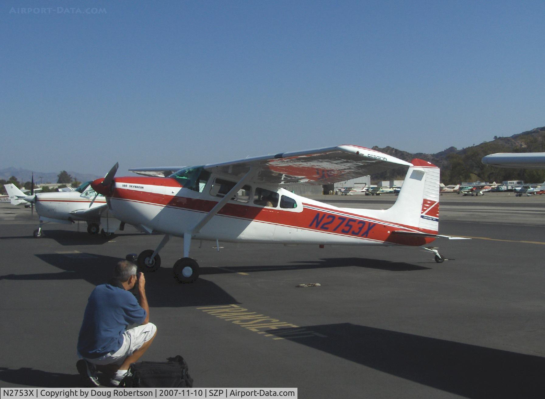 N2753X, 1965 Cessna 180H Skywagon C/N 18051553, 1965 Cessna 180H, Continental O-470 230 Hp