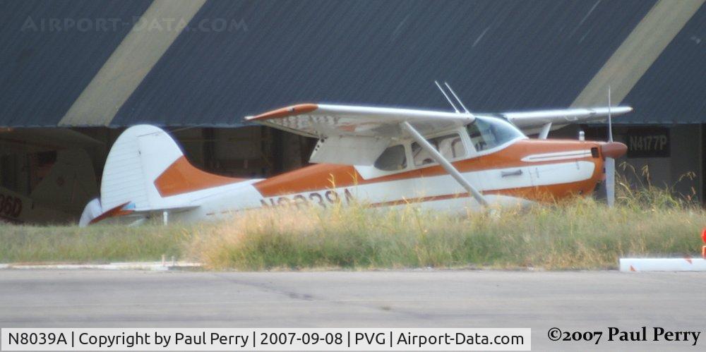 N8039A, 1952 Cessna 170B C/N 20891, Nearly shrouded by the foliage