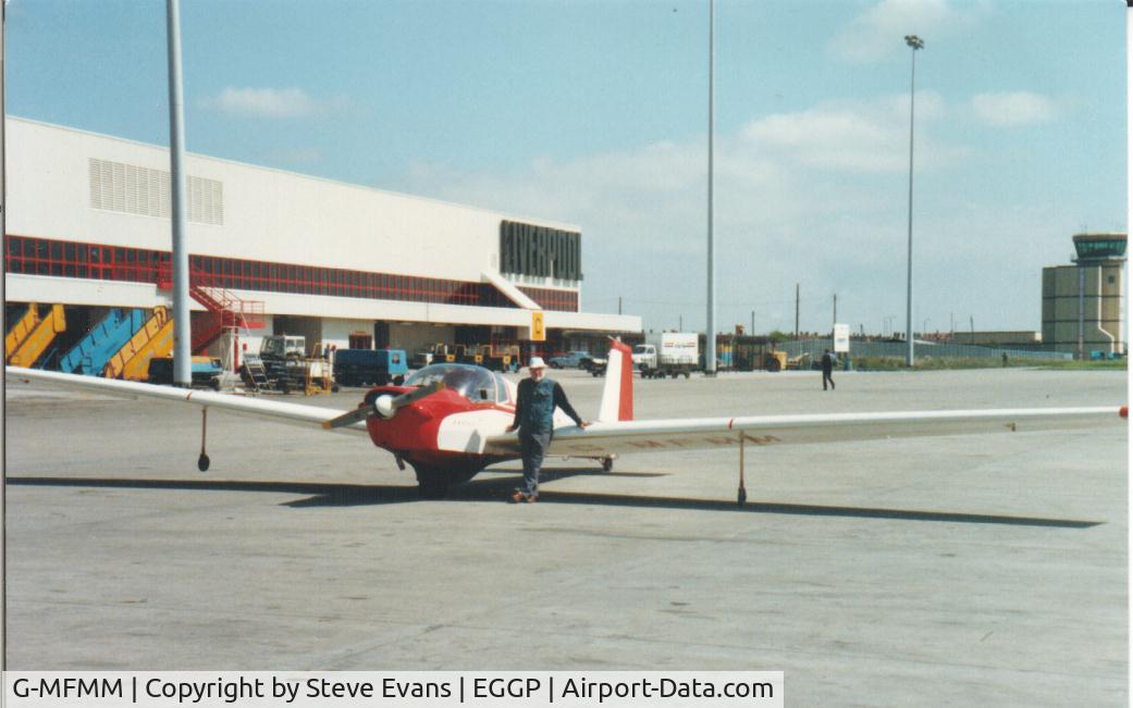 G-MFMM, 1972 Scheibe SF-25C Falke C/N 4412, Based at woodvale at that time