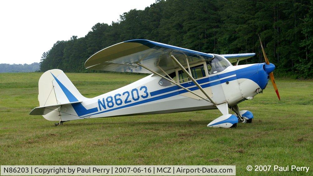 N86203, 1946 Aeronca 11AC Chief C/N 11AC-8, Looking splendid, and very familiar.