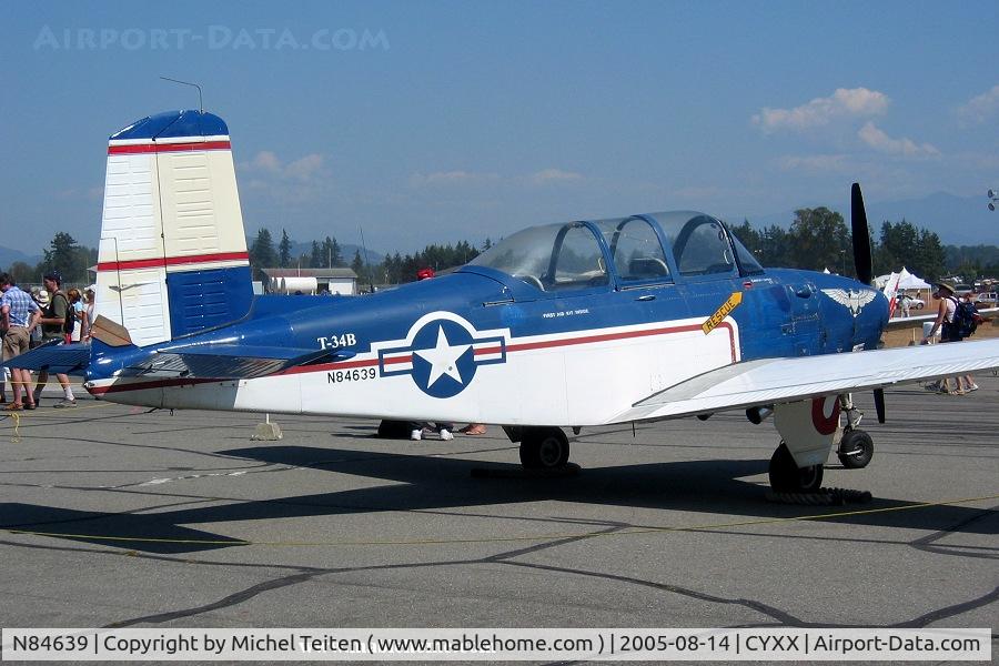 N84639, 1956 Beech D-45 Mentor C/N BG-241, Static display at the 2005 Abbotsford Airshow