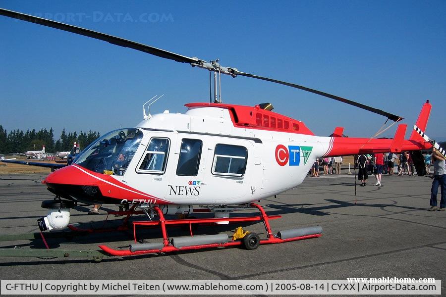 C-FTHU, 1996 Bell 206L-4 LongRanger IV LongRanger C/N 52176, Static display at the 2005 Abbotsford Airshow