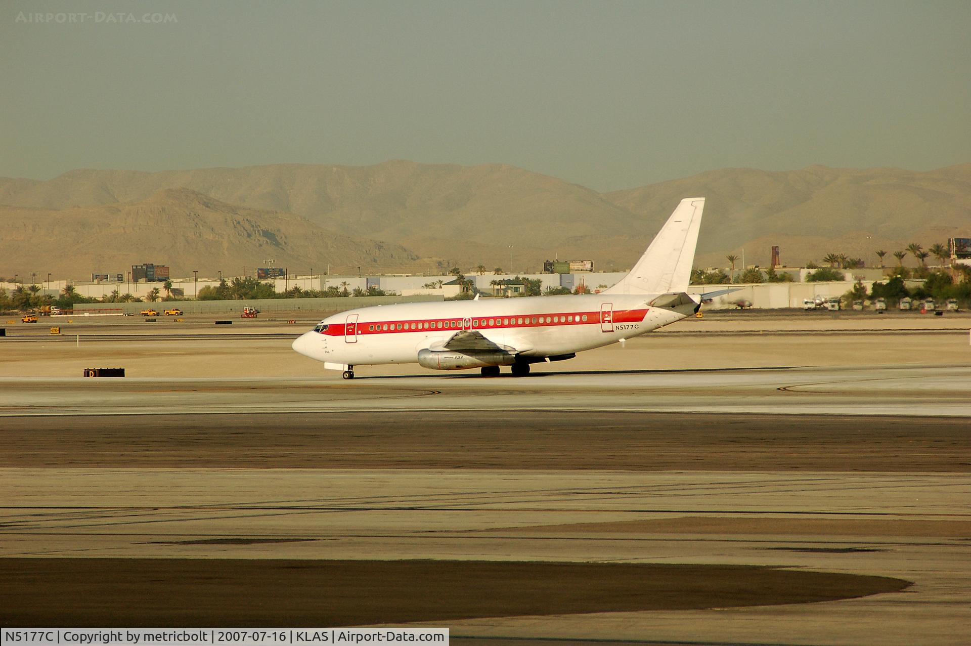 N5177C, 1974 Boeing 737-200 C/N 20693, departure to area 51?