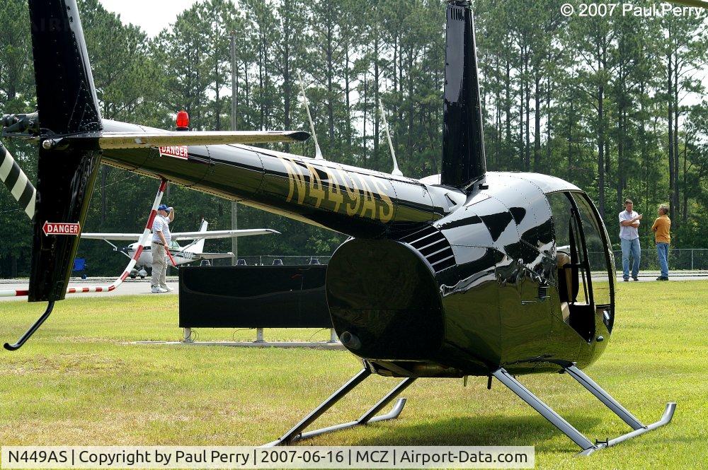 N449AS, 2003 Robinson R44 II C/N 10108, An R44 can look bigger than it is