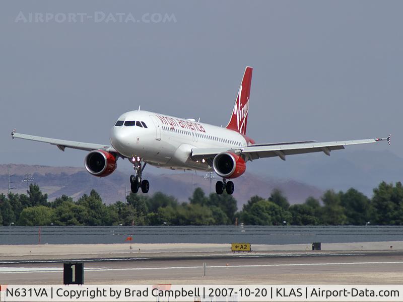 N631VA, 2007 Airbus A320-214 C/N 3135, Virgin America / 2007 Airbus A320-214