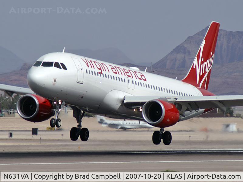 N631VA, 2007 Airbus A320-214 C/N 3135, Virgin America / 2007 Airbus A320-214