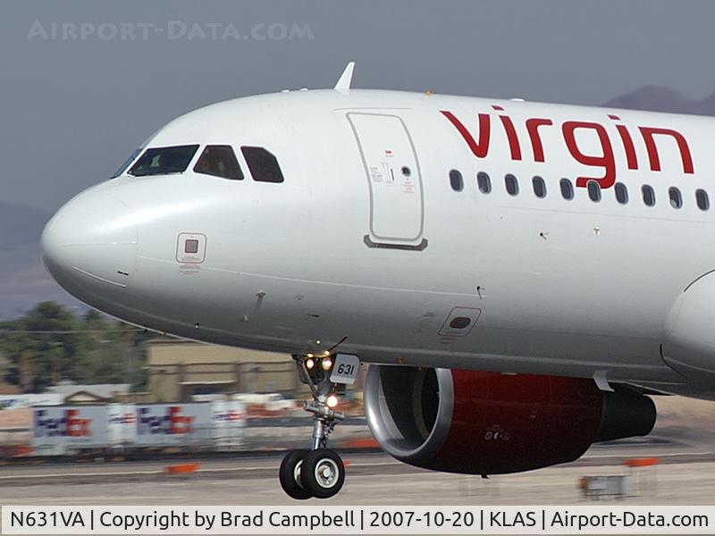 N631VA, 2007 Airbus A320-214 C/N 3135, Virgin America / 2007 Airbus A320-214