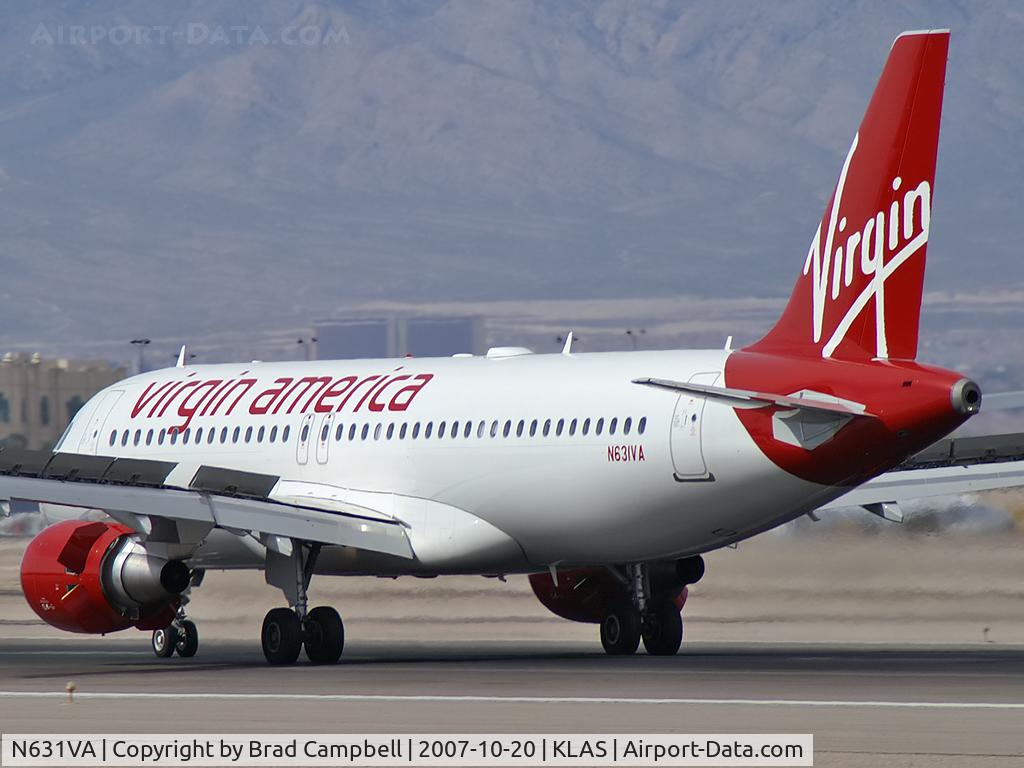 N631VA, 2007 Airbus A320-214 C/N 3135, Virgin America / 2007 Airbus A320-214