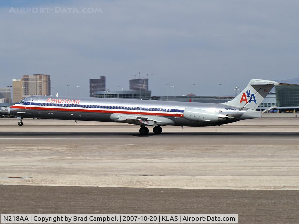 N218AA, 1983 McDonnell Douglas MD-82 (DC-9-82) C/N 49168, American Airlines / 1983 Mcdonnell Douglas DC-9-82(MD-82)