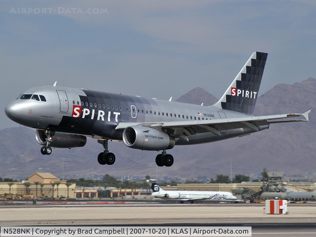 N528NK, 2007 Airbus A319-132 C/N 2983, Spirit Airlines / 2007 Airbus A319-132