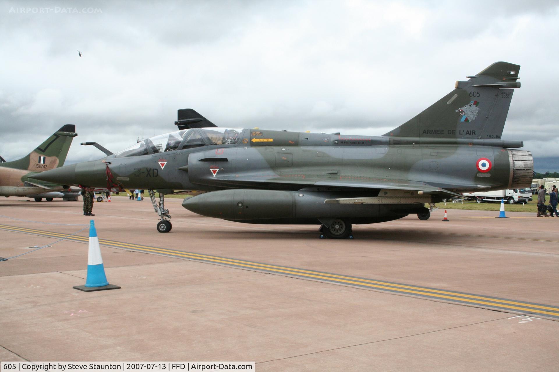605, Dassault Mirage 2000D C/N 397, Royal International Air Tattoo 2007