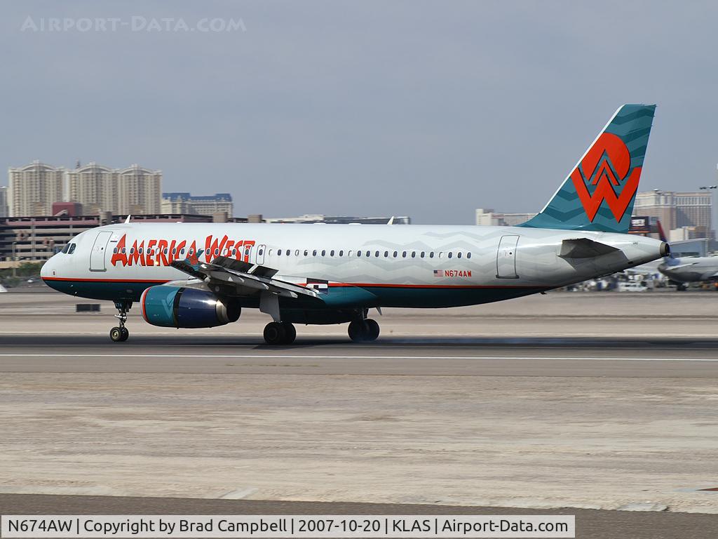 N674AW, 2005 Airbus A320-232 C/N 2359, America West Airlines / 2005 Airbus A320-232