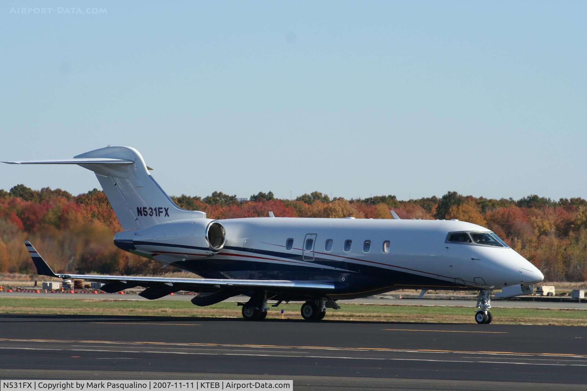 N531FX, 2007 Bombardier Challenger 300 (BD-100-1A10) C/N 20150, BD-100-1A10