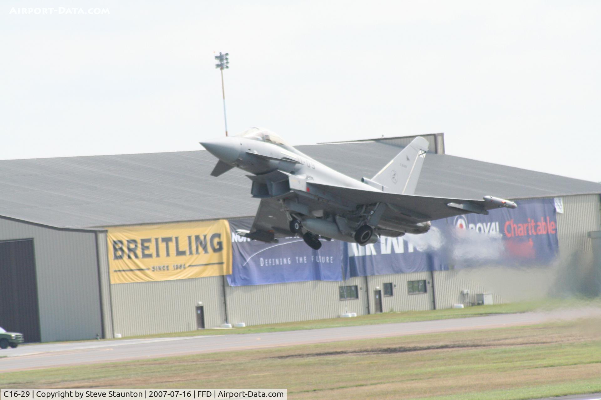 C16-29, Eurofighter EF-2000 Typhoon S C/N SS009, Royal International Air Tattoo 2007