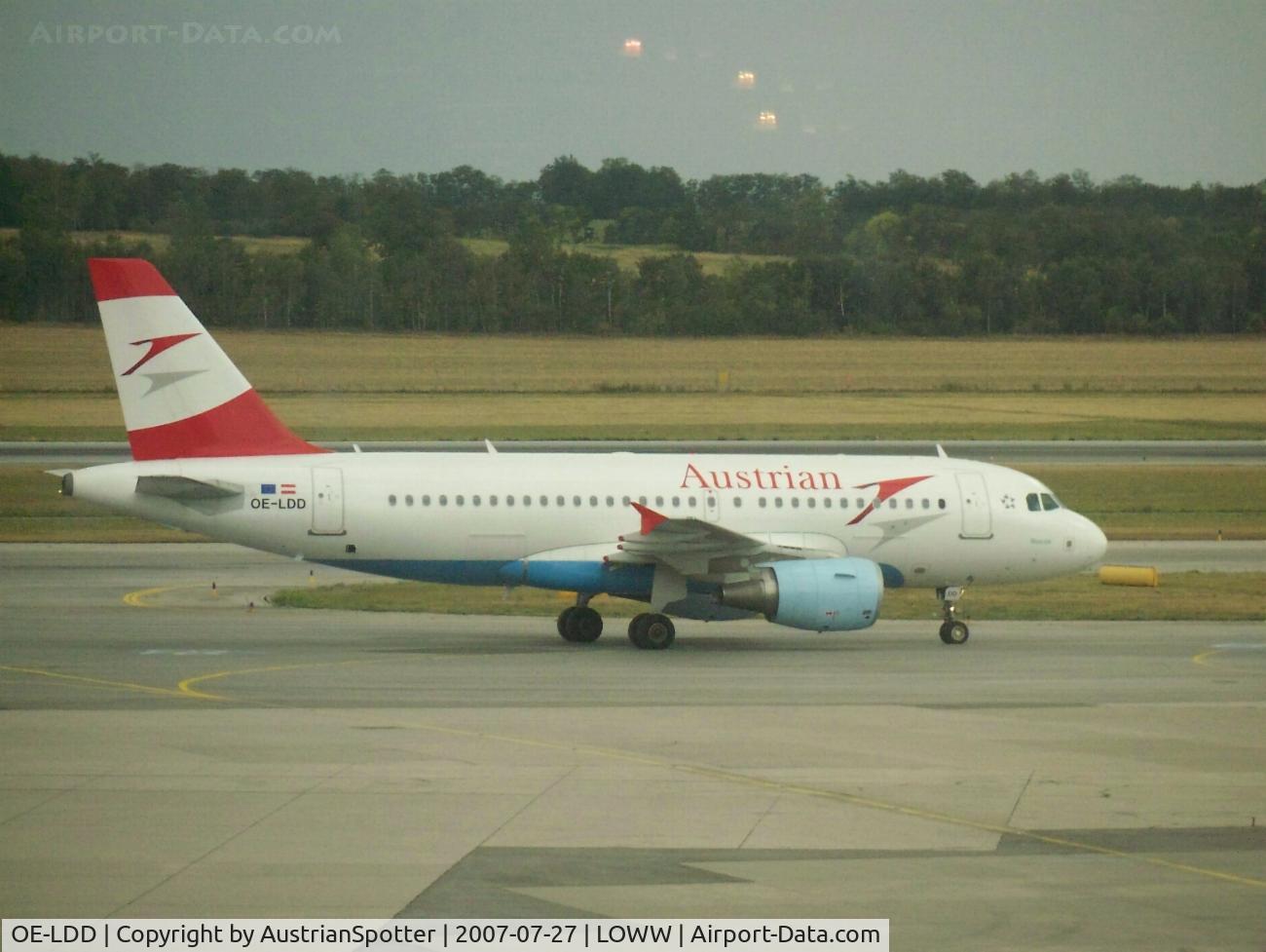OE-LDD, 2005 Airbus A319-112 C/N 2416, Austrian
