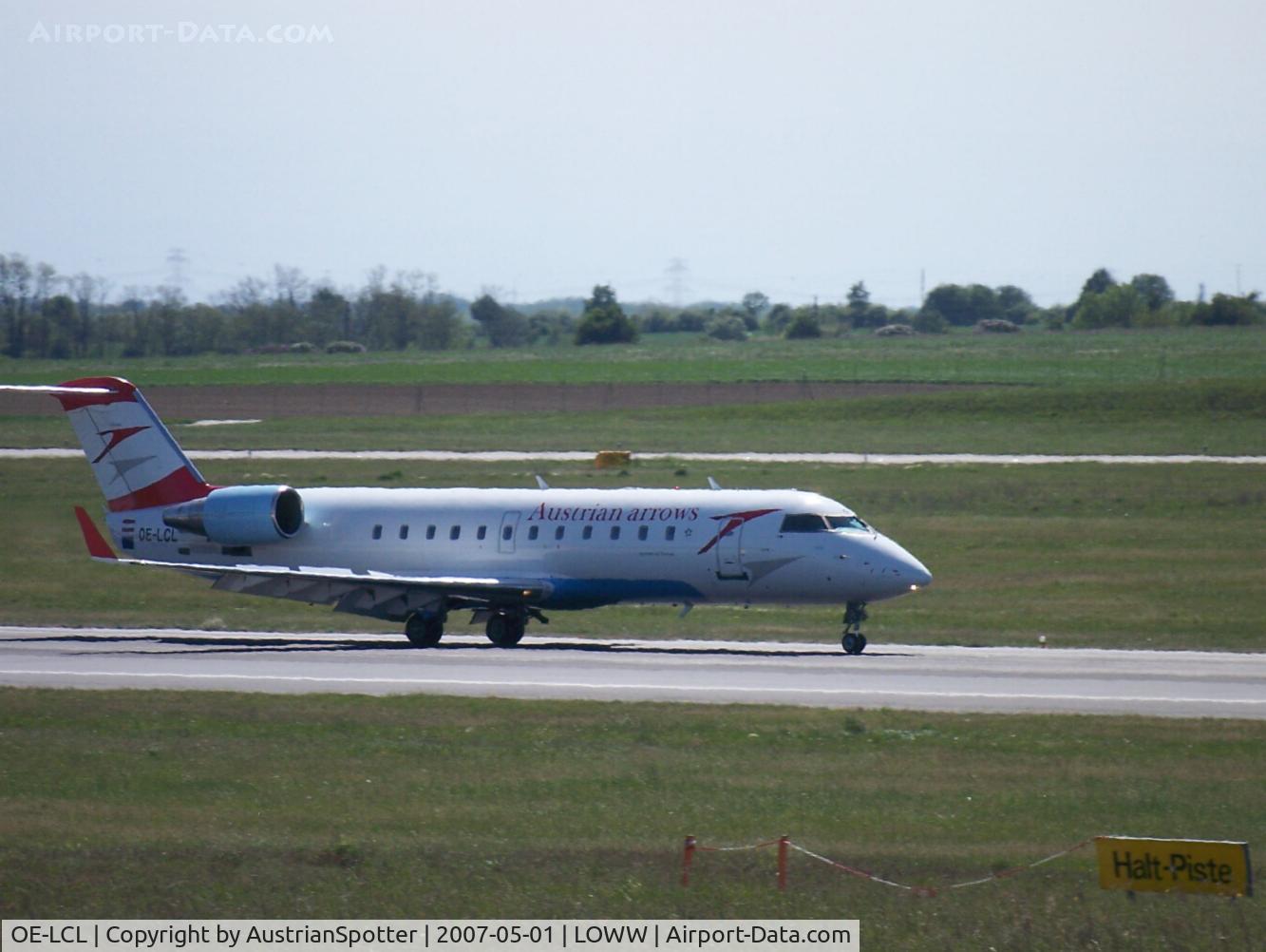 OE-LCL, 1997 Canadair CRJ-200LR (CL-600-2B19) C/N 7167, Austrian Arrows