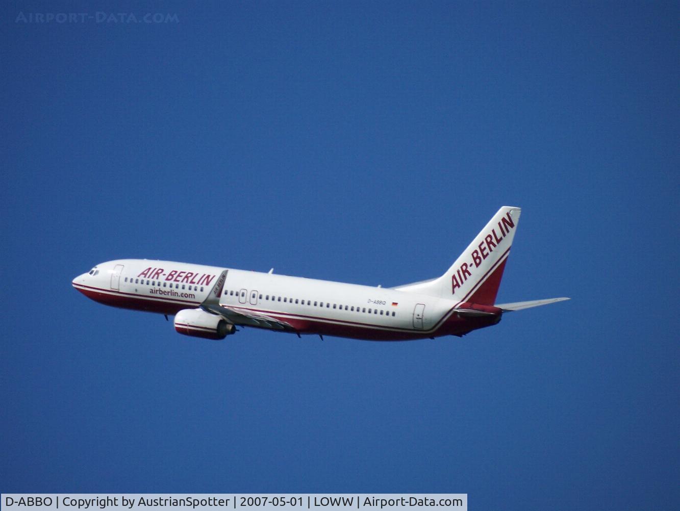 D-ABBO, 2005 Boeing 737-86J C/N 30827, Air Berlin
