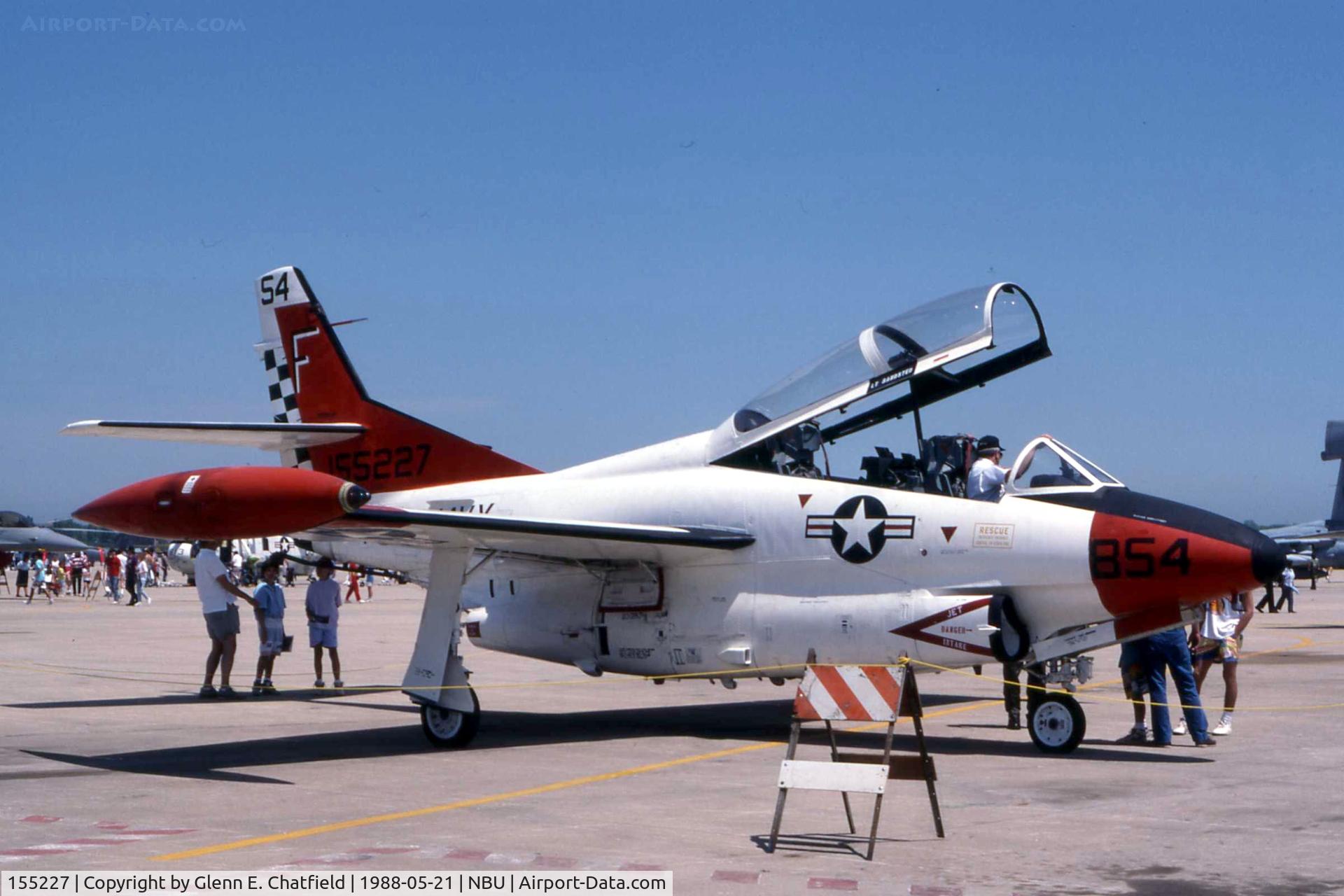 155227, North American T-2B Buckeye C/N 310-22, T-2B at the open house