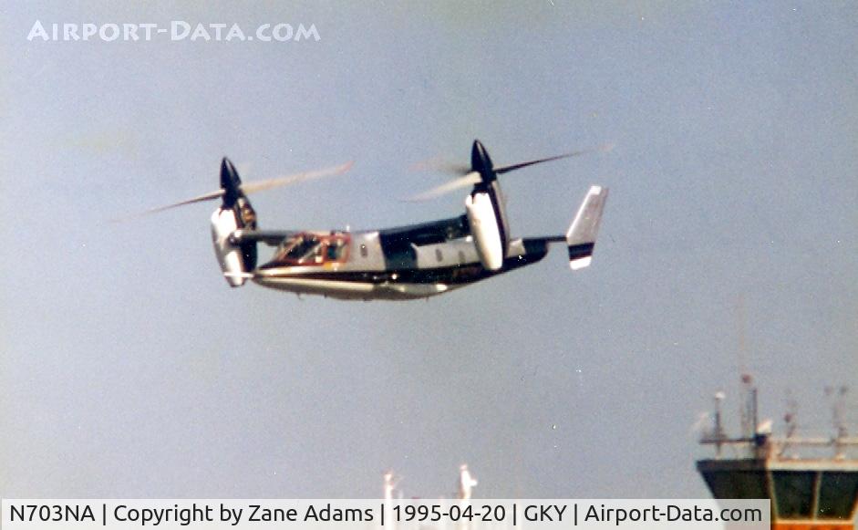 N703NA, 1979 Bell 301 C/N 0002, At Arlington Municipal