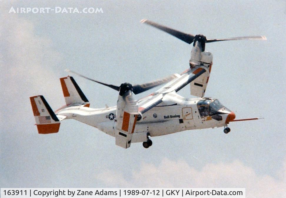 163911, 1989 Bell-Boeing V-22A Osprey C/N 90001, V-22 Ship One at Bell Test Flight, Arlington, Texas