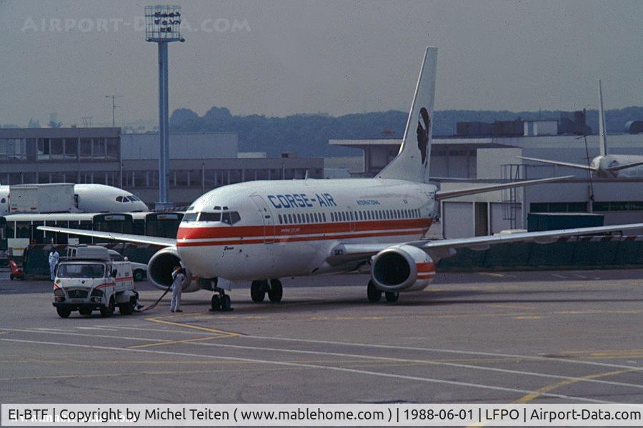 EI-BTF, 1987 Boeing 737-3Y0 C/N 23684, Corse Air at Orly-Sud