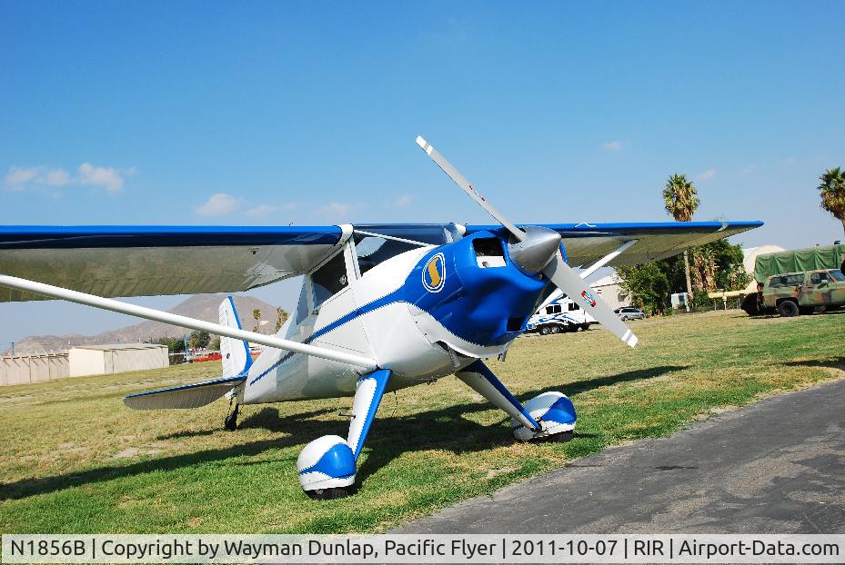 N1856B, Luscombe 8F Silvaire C/N 6283, Parked At Flabob Fly-in