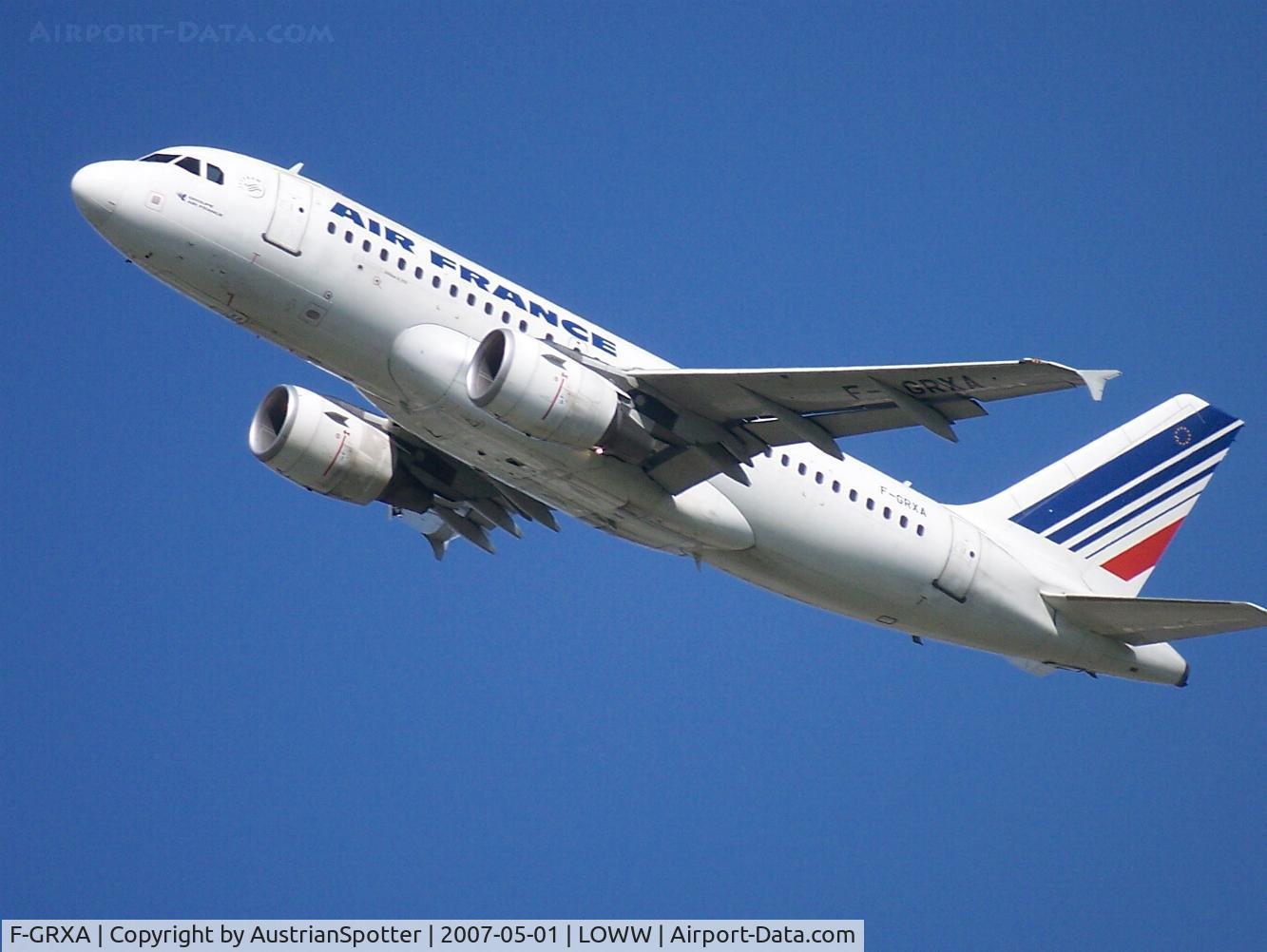 F-GRXA, 2001 Airbus A319-111 C/N 1640, Air France
