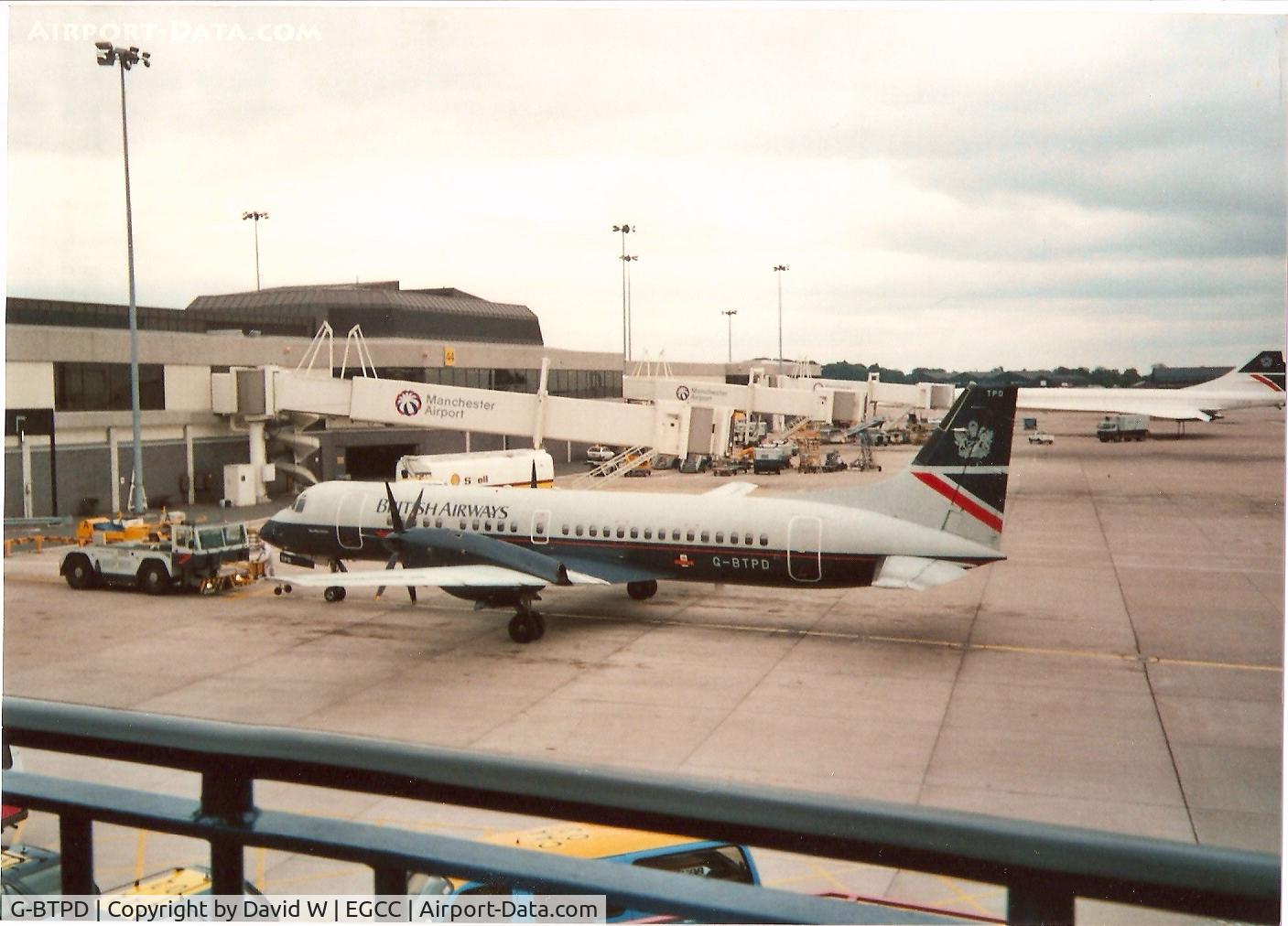 G-BTPD, 1989 British Aerospace ATP(F) C/N 2011, Parked at the gate