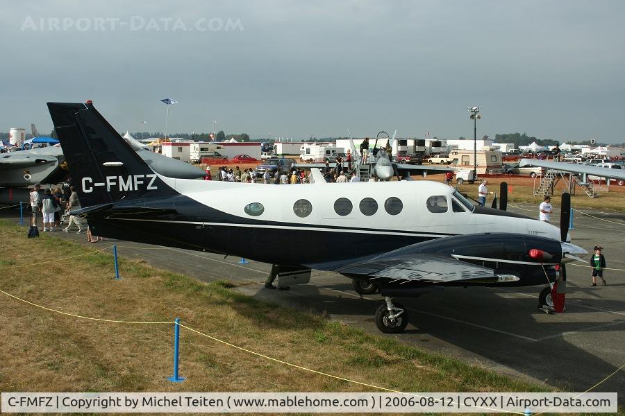 C-FMFZ, 2005 Beech C90A King Air C/N LJ-1750, Static Display at the 2006 Abbotsford Airshow