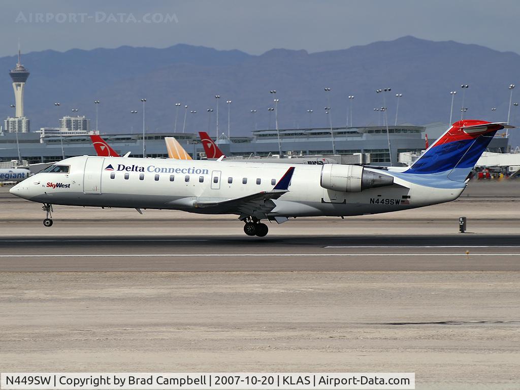 N449SW, 2002 Bombardier CRJ-200LR (CL-600-2B19) C/N 7699, Delta Connections - SkyWest / 2002 Bombardier Inc CL-600-2B19
