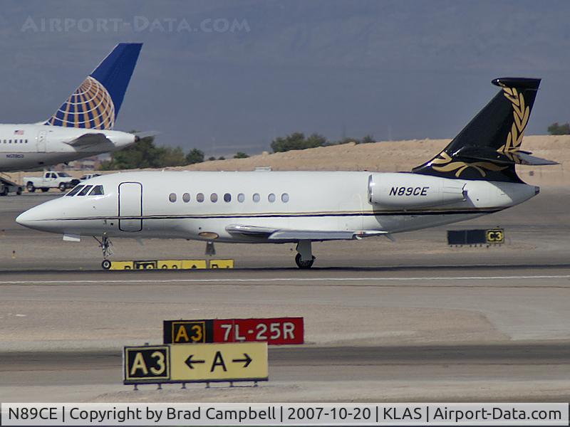 N89CE, 2006 Dassault Falcon 2000EX C/N 81, Harrah's Operating Co. - Las Vegas, Nevada / 2006 Dassault Falcon 2000EX