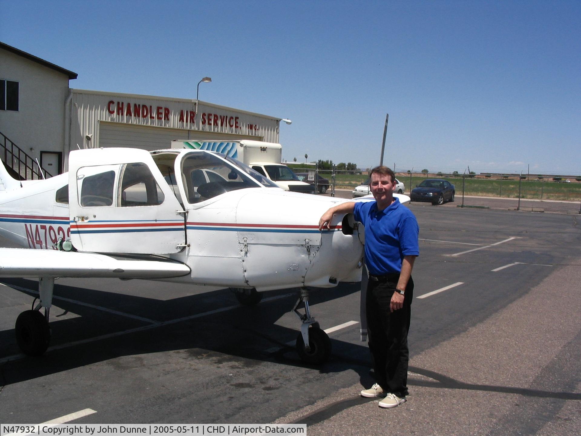 N47932, 1977 Piper PA-28-161 C/N 28-7816163, The plane that soloed John Dunne.