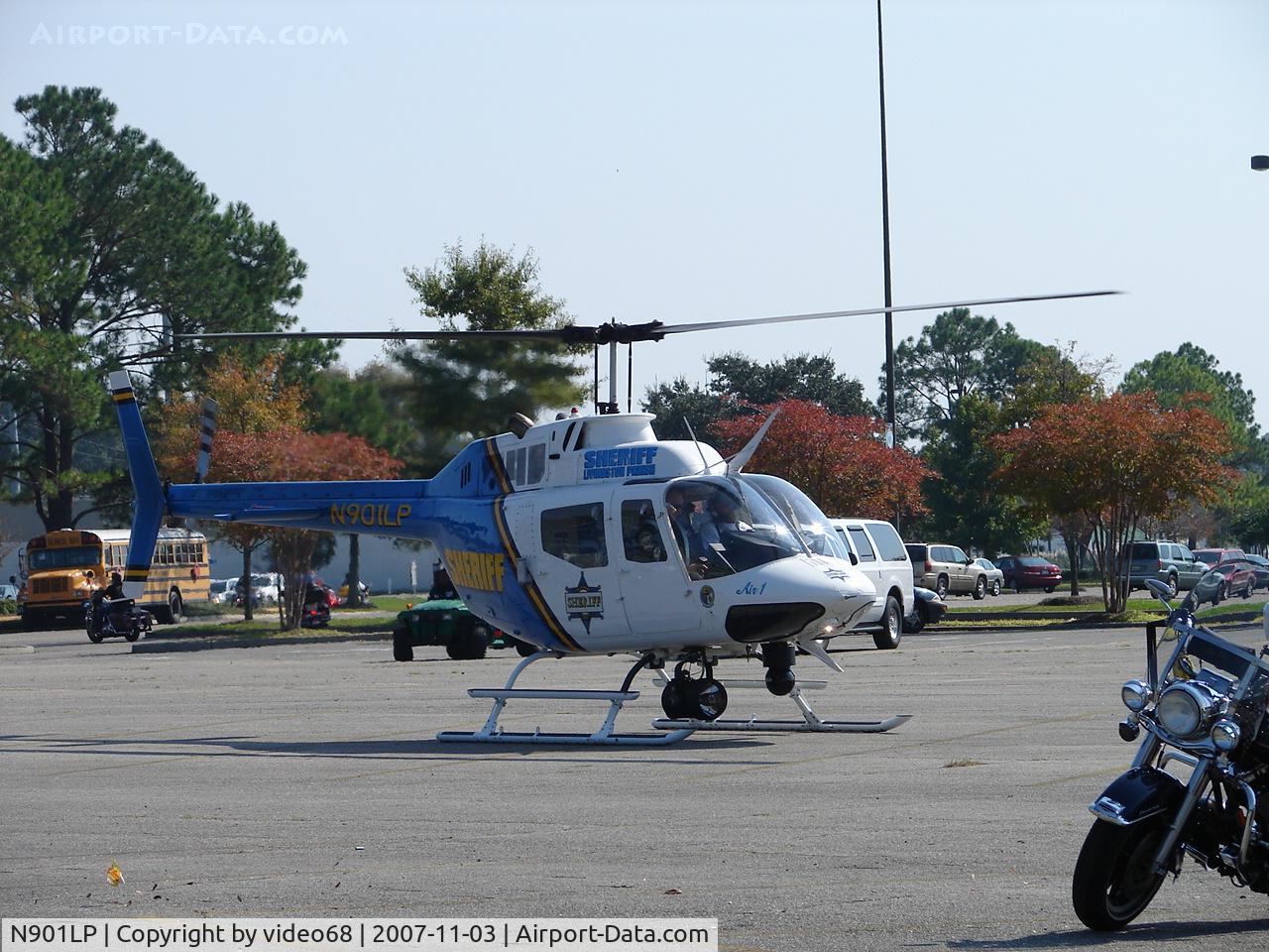 N901LP, Bell OH-58 C/N 69-16356, At Cortana Mall in Baton Rouge, LA for PR Event