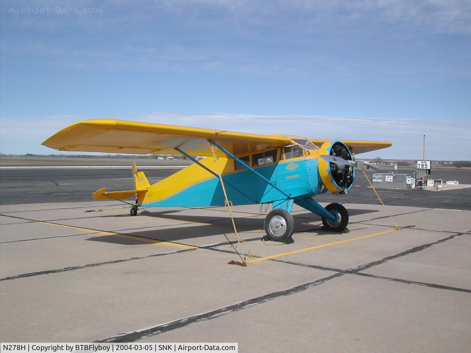 N278H, 1929 General Aircraft Corp 102-A Aristocrat C/N 20, on the way to CGZ