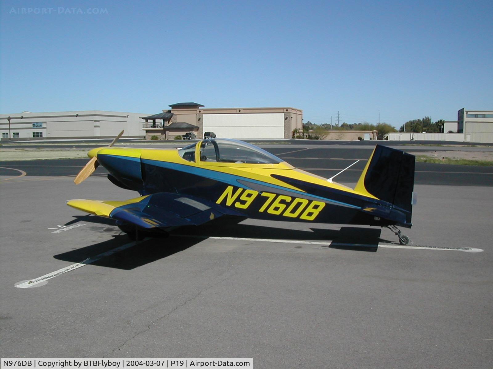 N976DB, 1975 Thorp T-18 Tiger C/N 49, Thorp parked at Stellar Air Park