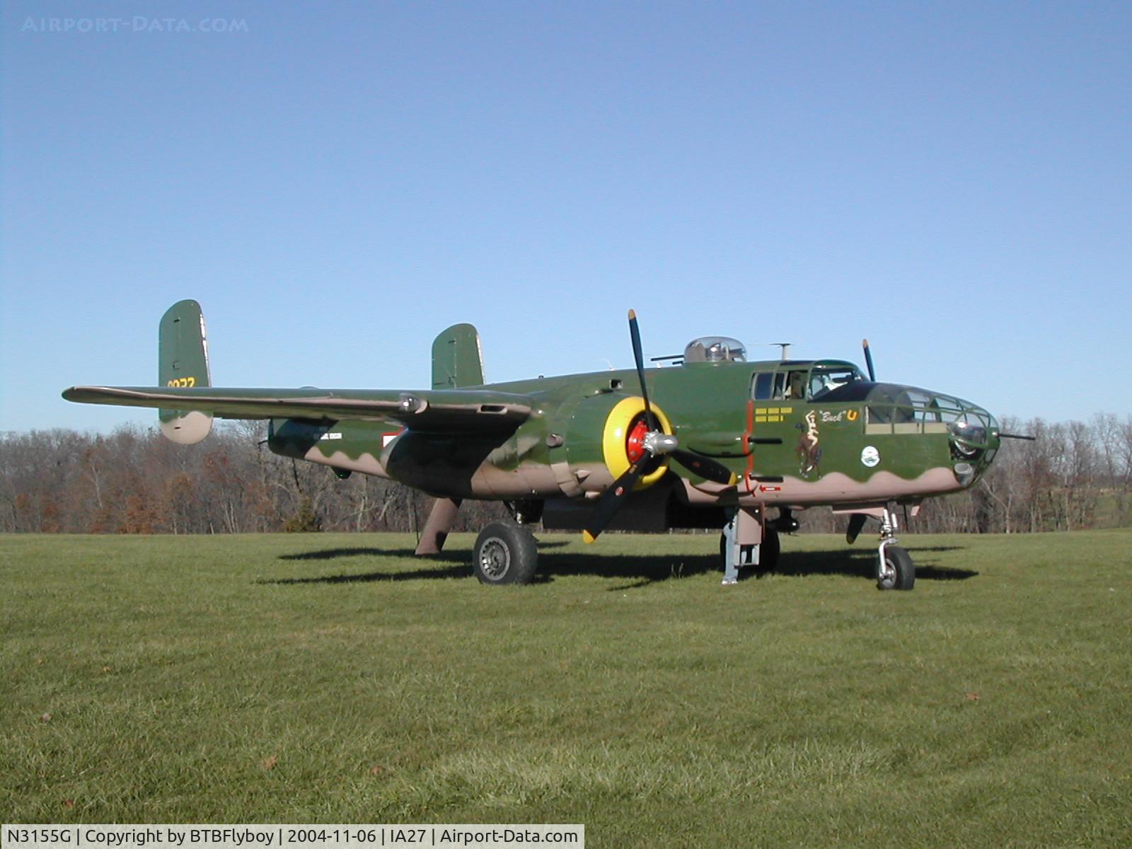 N3155G, North American TB-25N Mitchell C/N 108-34107, B-25