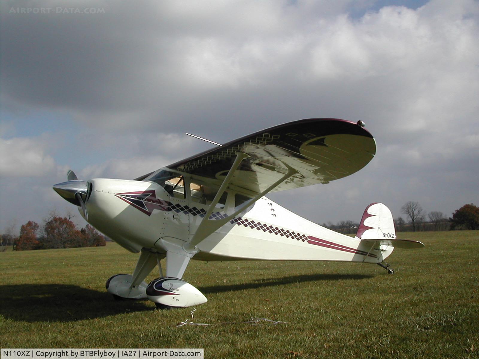 N110XZ, 1999 Aviat Monocoupe 110 Special C/N 7001, Another view of Aviat's version of the clip wing Monocoupe