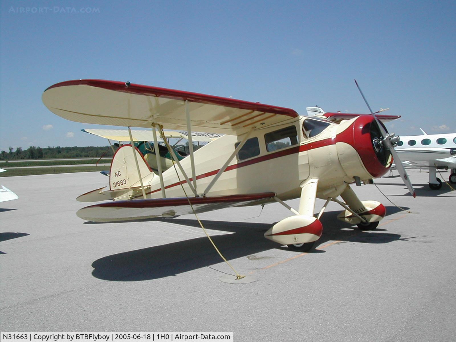 N31663, 1942 Waco VKS-7F C/N 6104, photo taken at 2005 Waco fly-in at Dauster Field