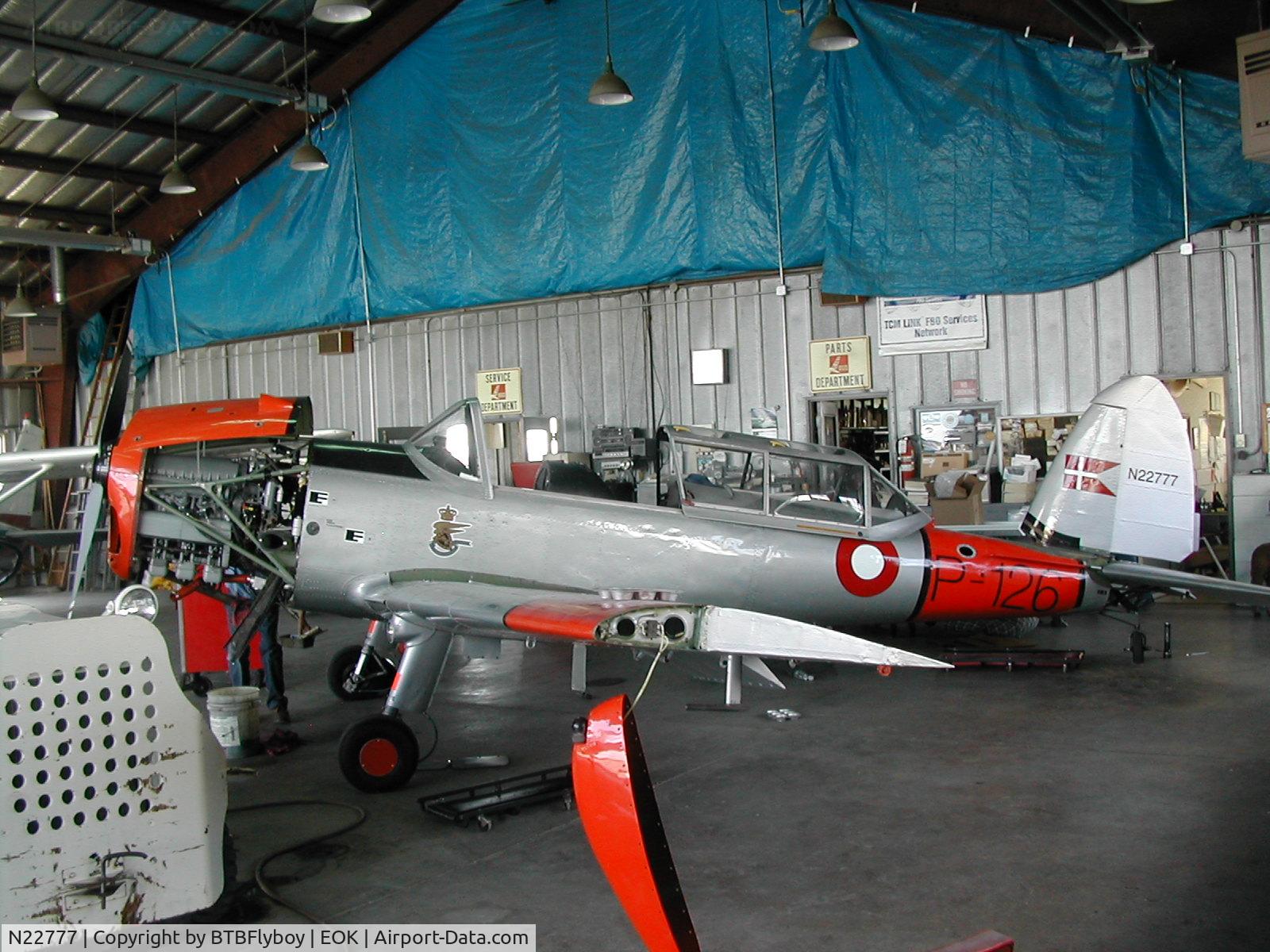 N22777, 1950 De Havilland DHC-1 Chipmunk 22 C/N C1/0105, annual inspection time