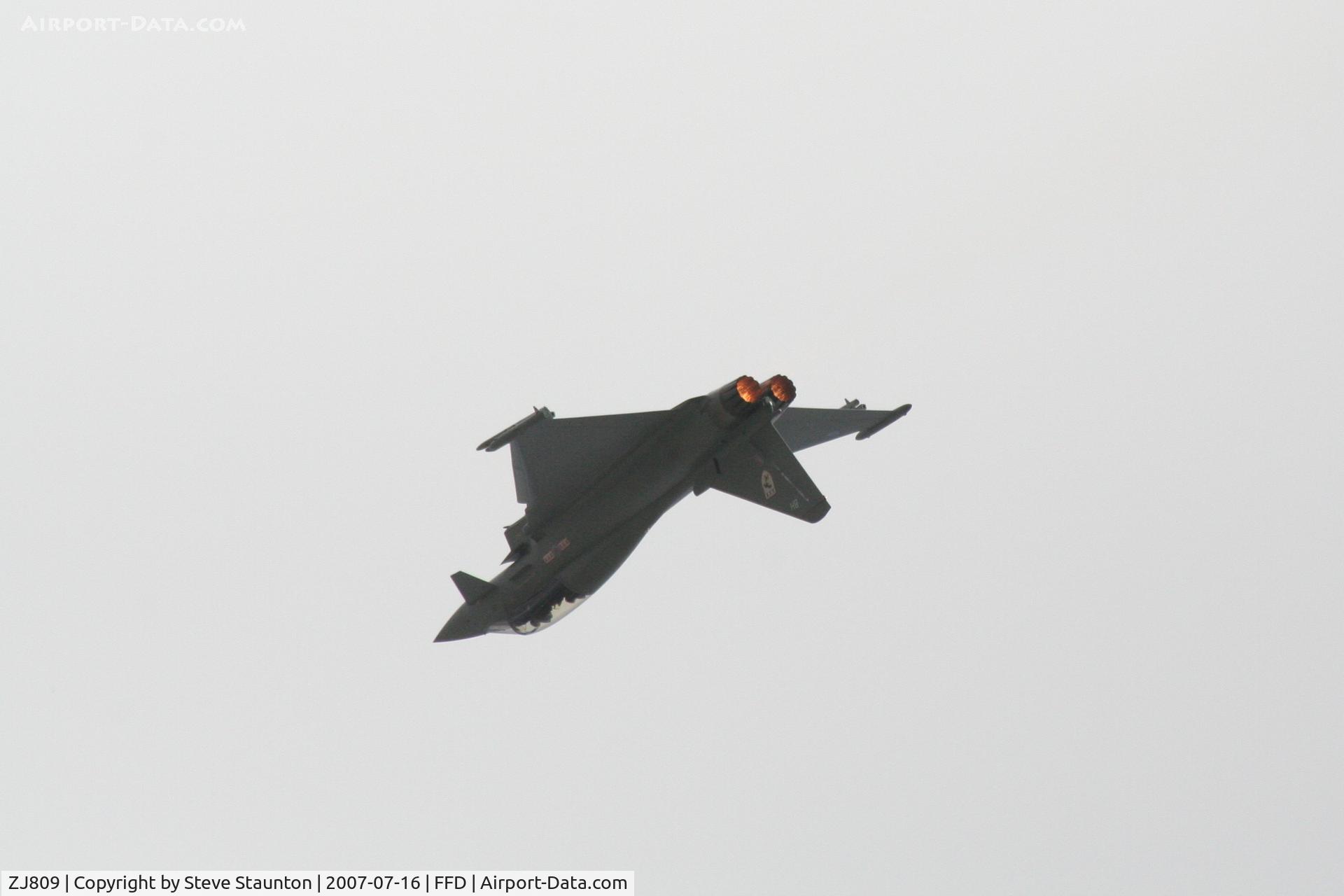 ZJ809, Eurofighter EF-2000 Typhoon T1 C/N 0032/BT010, Royal International Air Tattoo 2007